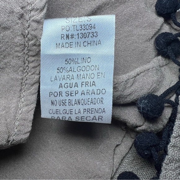 Altar’d State Embroidered Linen Cotton Blend Mini Skirt Birds Floral Women’s S - Picture 7 of 7